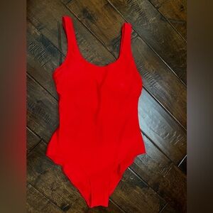H&M Vibrant Red bodysuit